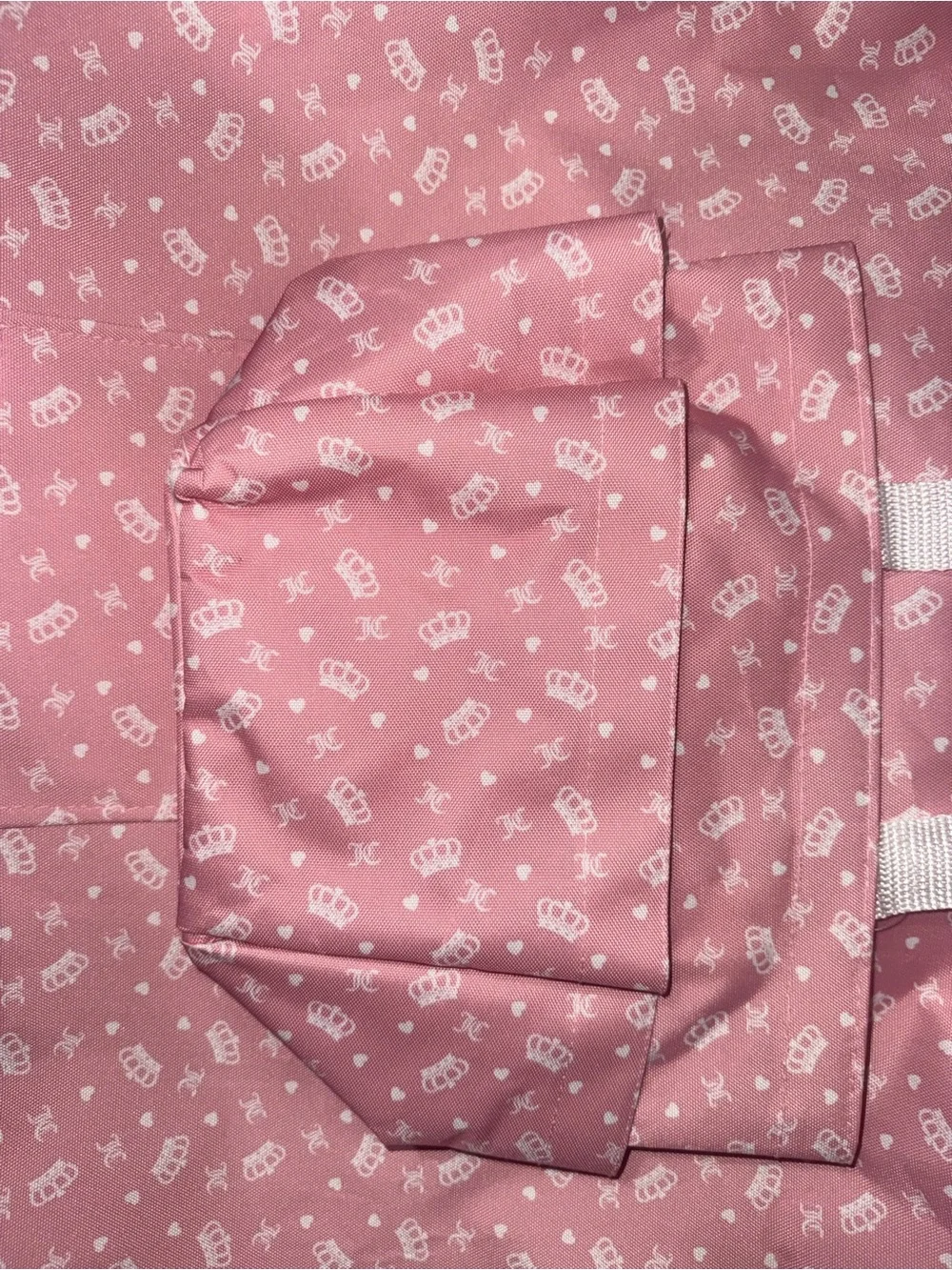 Juicy Couture Home Backpack Laundry Bag & Bonus Bath Caddy 2-Piece Set
